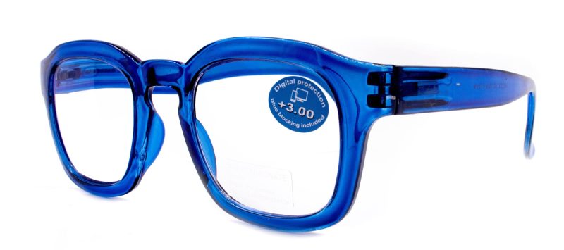 apollo blue light glasses computer reading glasses reduce eyestrain ar anti glare 125 300 large square blue ny fifth avenue reading glasses ny fifth avenue 803727