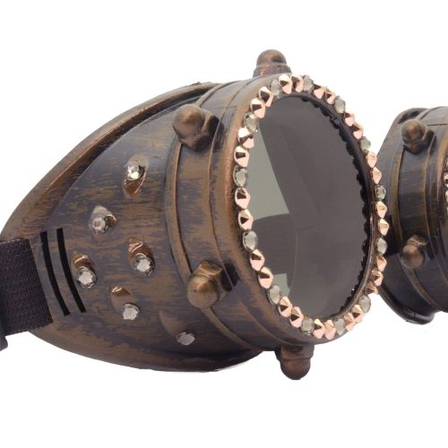 bling steampunk goggles diesel vintage style burning man rave eyewear wasteland steampunk goggles vintage style retro sunglasses ny fifth avenue 790047