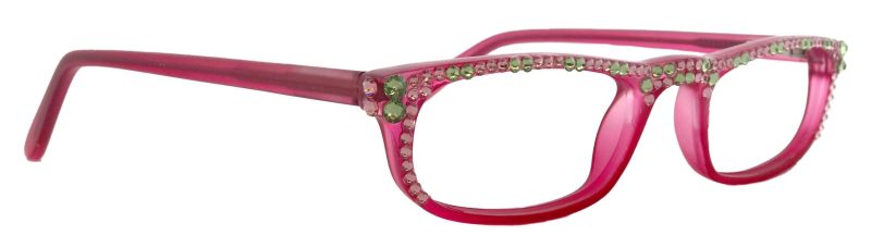 bling women reading glasses w rose peridot genuine european crystals 150275 pink ny fifth avenue ny fifth avenue 288307