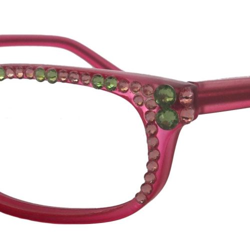 bling women reading glasses w rose peridot genuine european crystals 150275 pink ny fifth avenue ny fifth avenue 363738