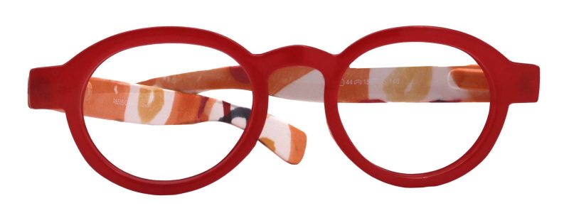 carnival round reading glasses for women red frame with colorful pattern 125 3 ny fifth avenue ny fifth avenue 840869