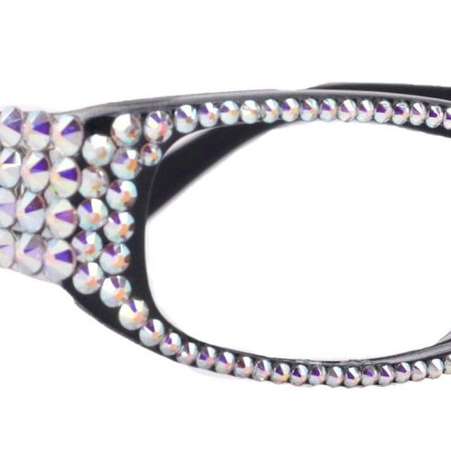 elise bling reading glasses for women w abgenuine european crystals rectangular black 125 3 full top ny fifth avenue reading glasses ny fifth avenue 250525