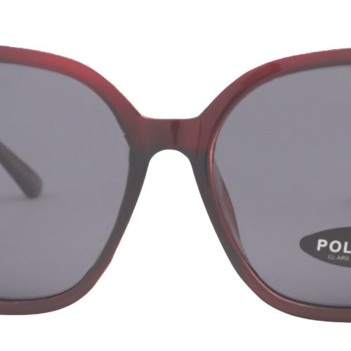 ellis polarized women sunglasses 11mm polarized grey lenses 100 uva b protection red square trendy metal temple ny fifth avenue sunglasses ny fifth avenue 626915