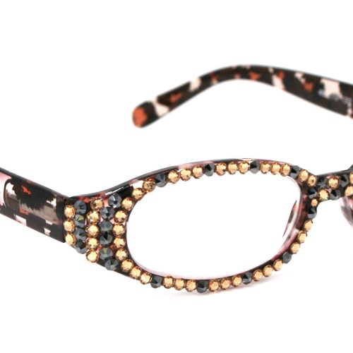 isabella bling reading glasses women w full all over l colorado hematite genuine european crystals leopard ny fifth avenue reading glasses ny fifth avenue 702505