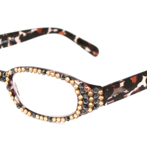 isabella bling reading glasses women w full all over l colorado hematite genuine european crystals leopard ny fifth avenue reading glasses ny fifth avenue 771540