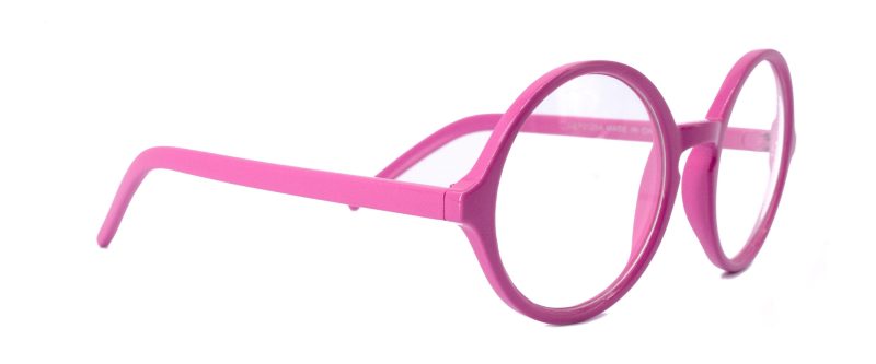 mabel premium true round vintage eyeglasses non prescription dark pink circle eye medium protective eyewear ny fifth avenue reading glasses ny fifth avenue 398013