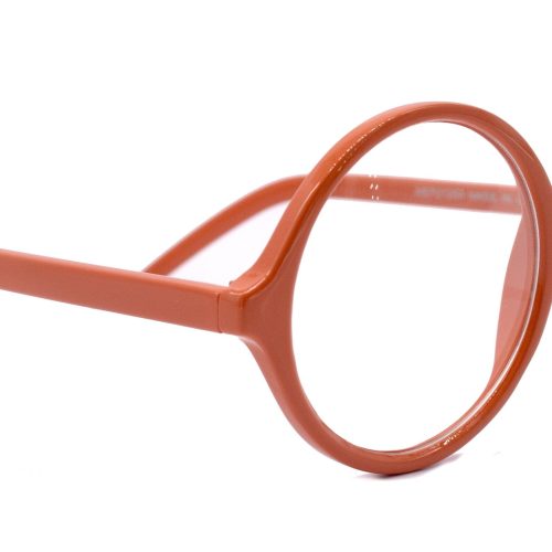 mabel premium true round vintage eyeglasses non prescription orange circle eye medium protective eyewear ny fifth avenue reading glasses ny fifth avenue 897483