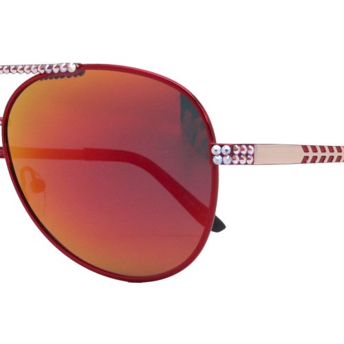 piloto bling aviator polarized women sunglasses w genuine european crystals red 100 uv protection ny fifth avenue sunglasses ny fifth avenue 345380