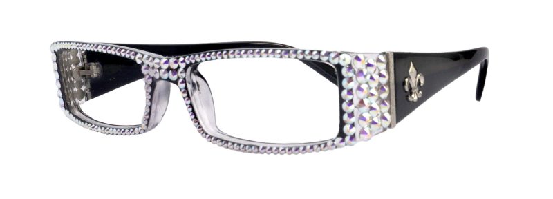 the french full bling fleur de lis women reading glasses w ab aurora borealis genuine european crystals ny fifth avenue reading glasses ny fifth avenue 804339