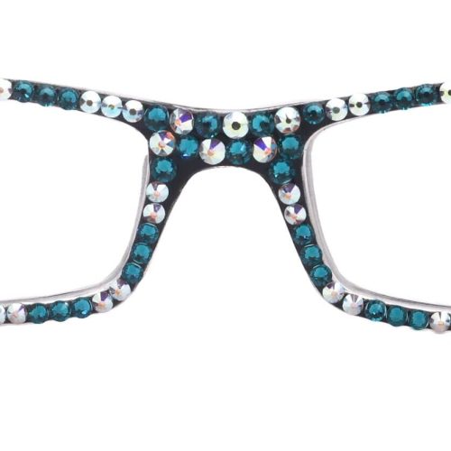 the french full bling fleur de lis women reading glasses w ab aurora borealis n turquoise genuine european crystals ny fifth avenue reading glasses ny fifth avenue 111675