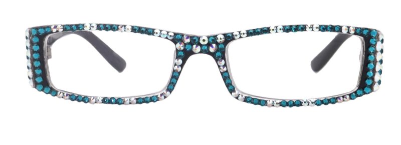 the french full bling fleur de lis women reading glasses w ab aurora borealis n turquoise genuine european crystals ny fifth avenue reading glasses ny fifth avenue 111675